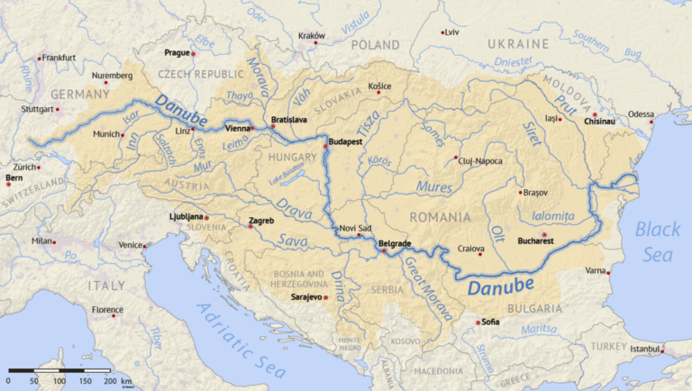 La larga ruta del Danubio: dónde se origina y qué ciudades toca.
