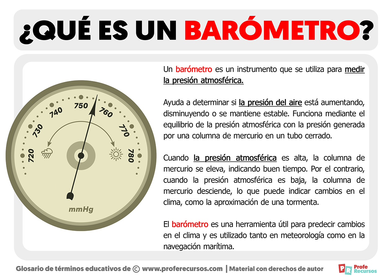 Barómetro: Qué Es, Tipos y Usos en Meteorología
